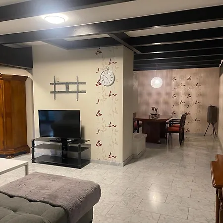 Apartman Gehobene Drei Mit Esszimmer Und Kamin Mit Ueberdachter Terrase Und Dem Teich Idyllisch Sich Zu Erholen Hadamar